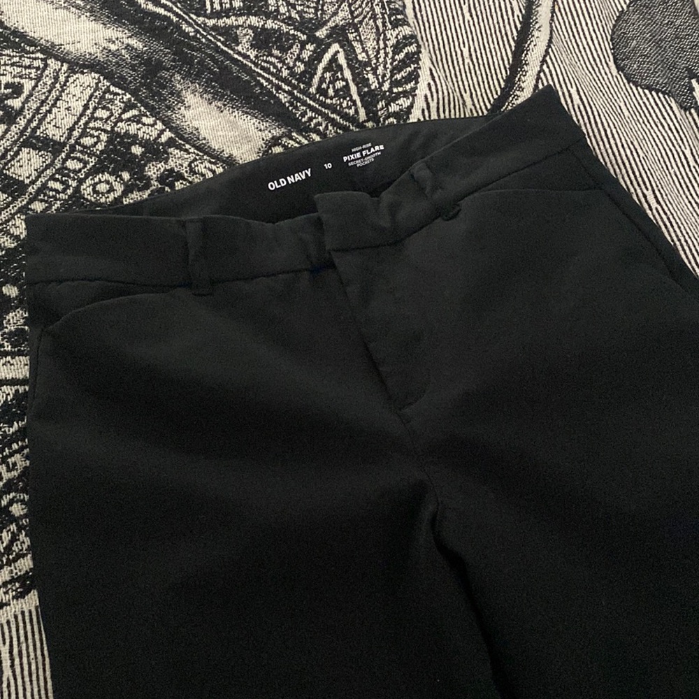 Old navy, size 10, flared jeans, high rise